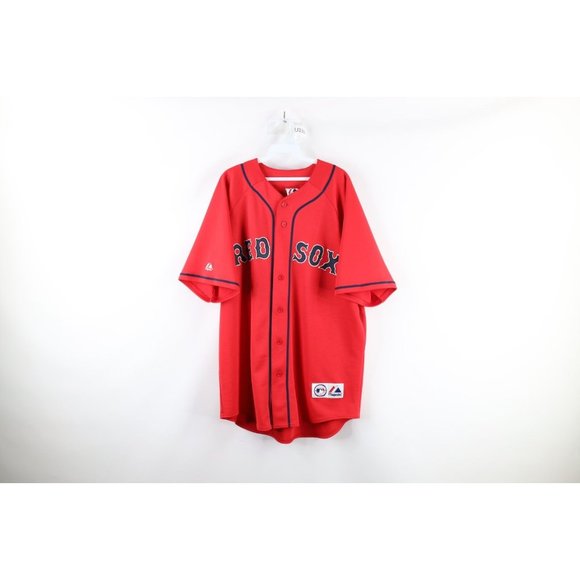 BOSTON RED SOX MANNY RAMIREZ TRUE FAN MLB BASEBALL JERSEY ADULT LARGE